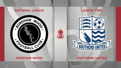 Boreham Wood v Southend