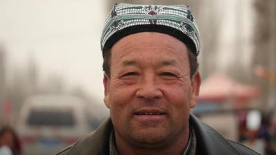 Uighur man in Xinjiang