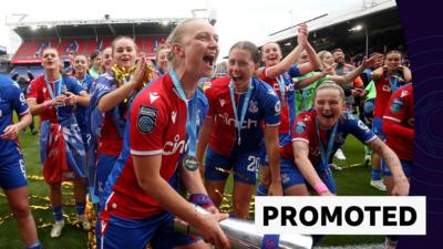 Crystal Palace women celebrate