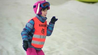 Blind skier Eilidh Johnstone