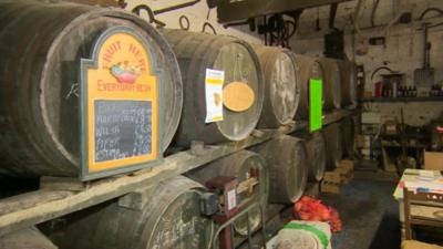 Hecks Farmhouse Cider, in Street, Somerset