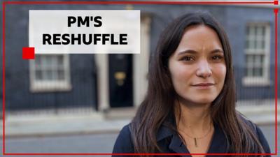 Ione Wells outside 10 Downing Street