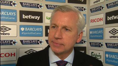Crystal Palace boss Alan Pardew