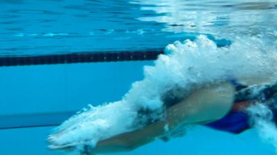 Person diving into the pool in Great Yarmouth's new Marina Centre