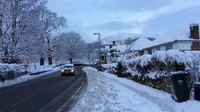 Malvern in the snow