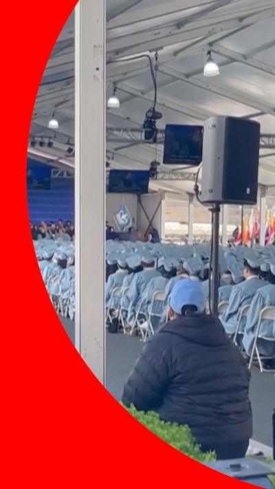 Students sitting in rows