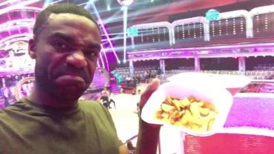 Fancy a chip? Nah, it's Strictly Come Dancing final time!