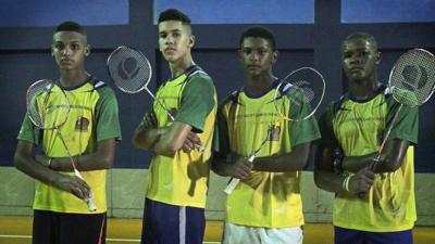 Badminton players in Brazil