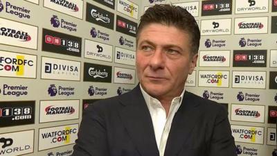 Watford boss Walter Mazzarri
