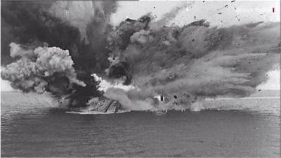 HMS Barham explosion