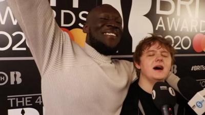 Stormzy and Lewis Capaldi