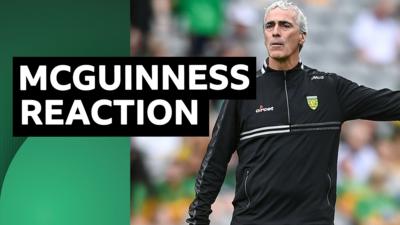 Donegal manager Jim McGuinness on the sideline