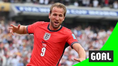Harry Kane celebrates goal