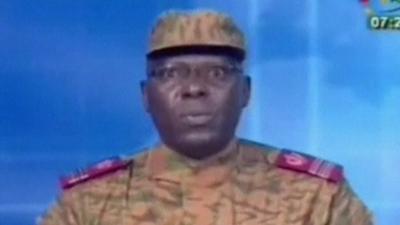 An officer said on state television that a new government would be formed