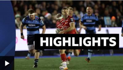 Gareth Davies scores for Scarlets