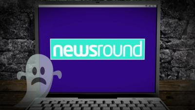 Ghostly Newsround logo