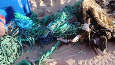 Rubbish on Henderson Island