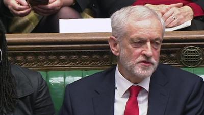 Jeremy Corbyn at PMQs