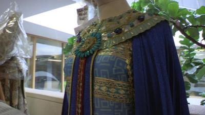 Cleopatra costume at Angels