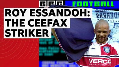 The Ceefax striker: Roy Essandoh