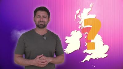 Ricky tries to present the weather