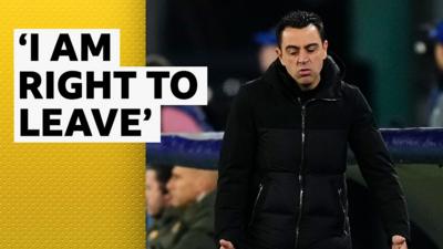 Barcelona manager Xavi