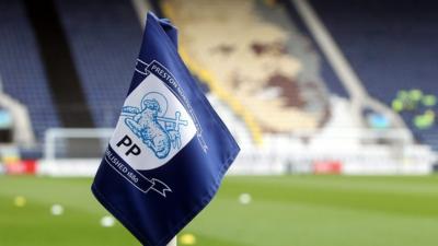 Preston North End flag at Deepdale