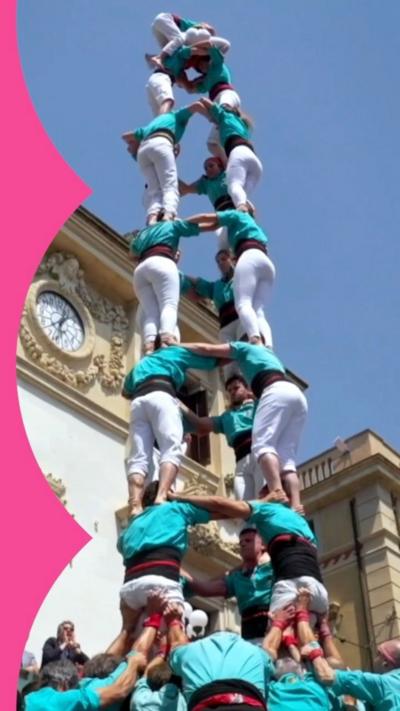 A human tower