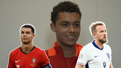 Cristiano Ronaldo, Brennan Johnson and Harry Kane