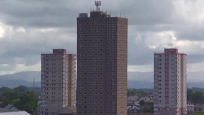 Blackpool flats demolition