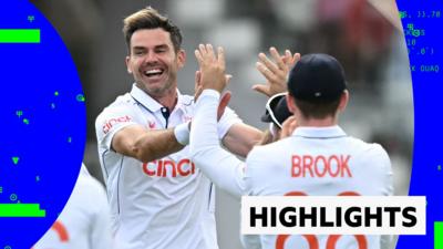 England's James Anderson 