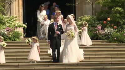 Lady Gabriella Windsor and Thomas Kingston were married on Friday