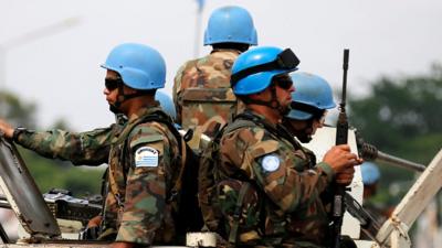 UN troops in DR Congo