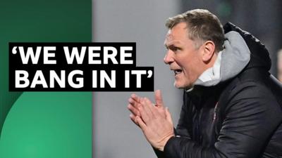 Cliftonville manager Jim Magilton