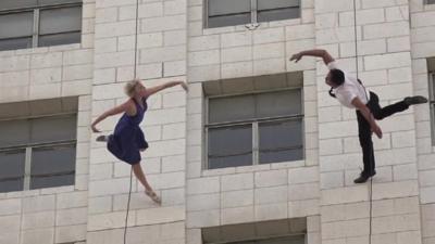 Aerial performers