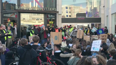 Black Friday protest in Brighton