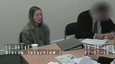 Lucy Letby in her first police interview