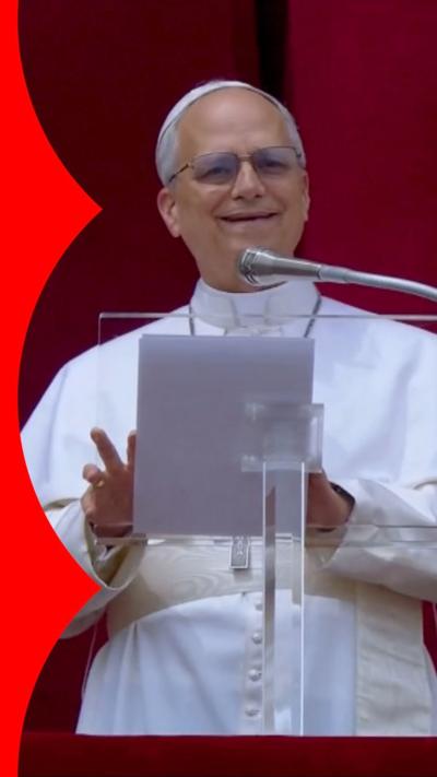 Smiling Pope Leo