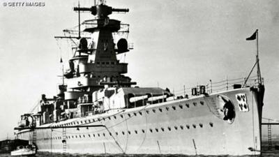 Image of the Graf Spee ship