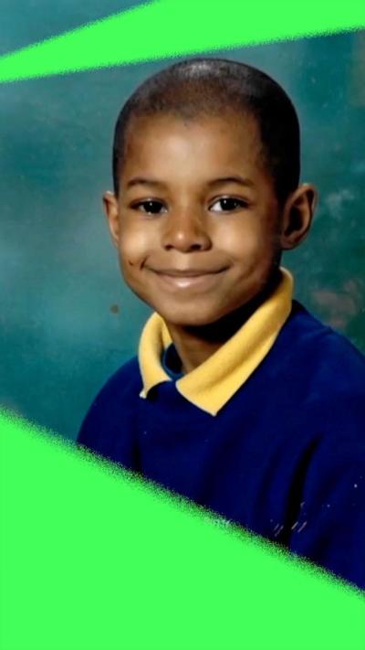School image of footballer Marcus Rashford in primary school