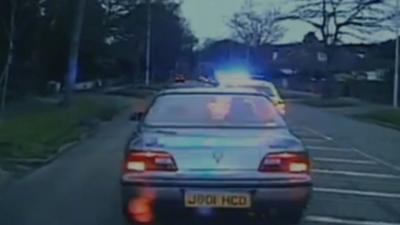 Police chase footage