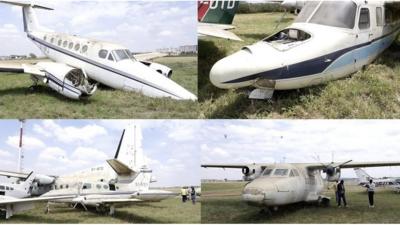 Aeroplanes auctioned at Kenyan airport