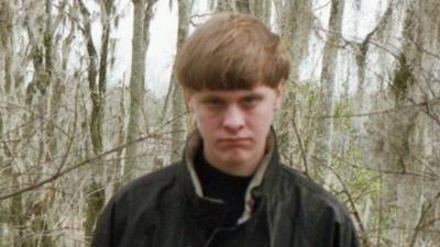 Suspected gunman Dylann Roof