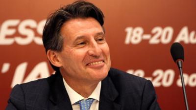 Former Olympic 1500m champion Lord Coe