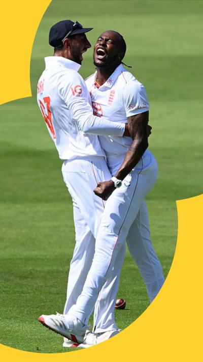 Jofra Archer celebrates