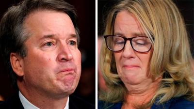 Brett Kavanaugh and Christine Blasey Ford