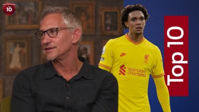 Gary Lineker and Trent Alexander-Arnold