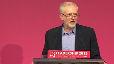 New Labour Party leader Jeremy Corbyn