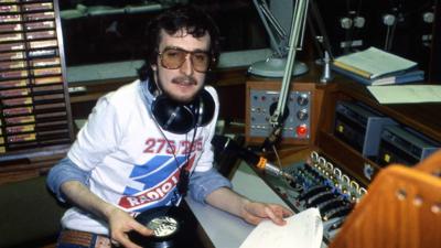 Steve Wright at Radio 1 in 1976