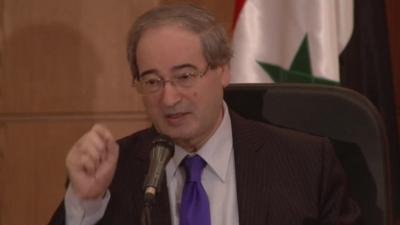 Syrian Deputy Foreign Minister Faisal Mekdad